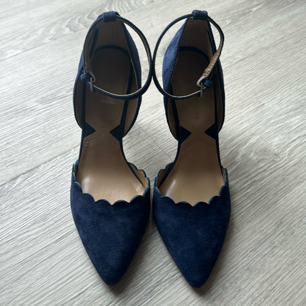 Adrienne Vittadini women shoes in blue, size 6.5M